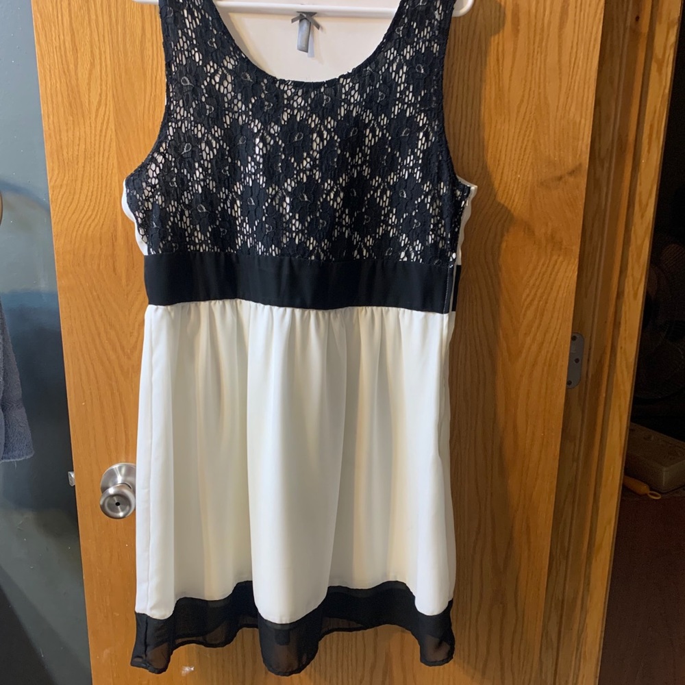 Vanity Black and White Dress